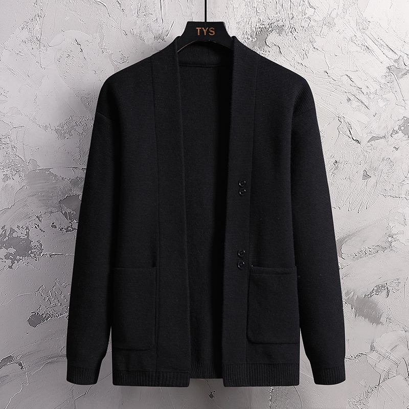 秋季新款开衫男潮牌韩版百搭毛衣修身外套潮流休闲男装打底针织衫
