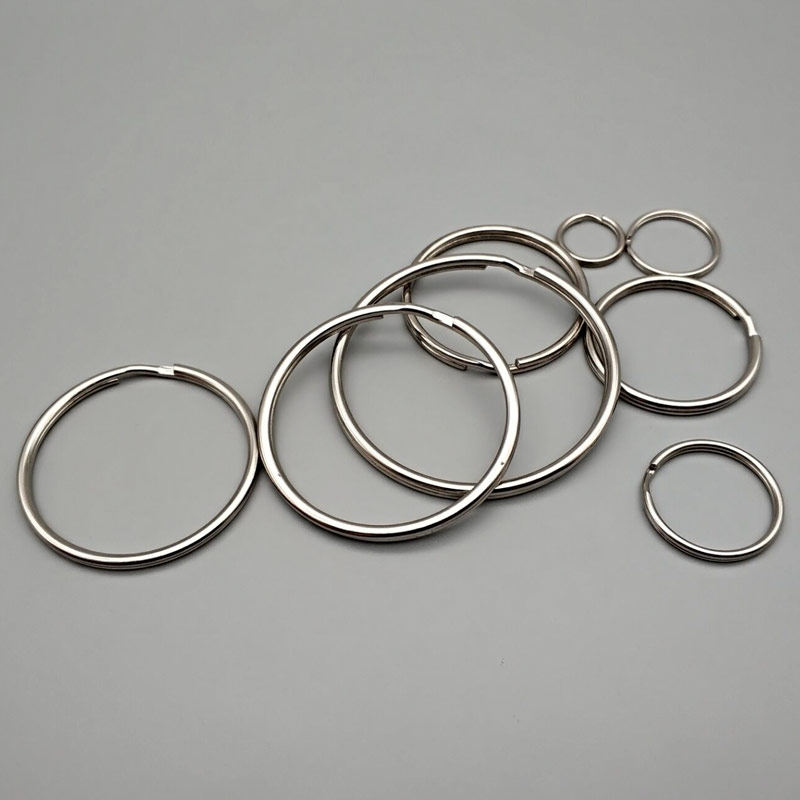 diy金属小环连接配件 锁匙环光圈特大超小铁环 银色挂扣男士创意
