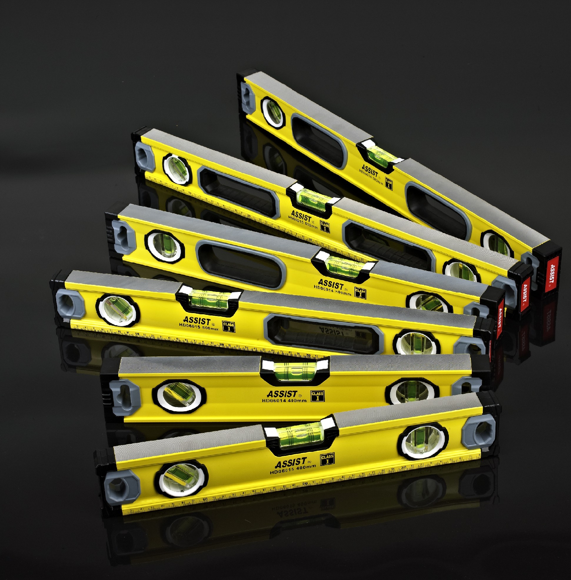 宏迪assist高精度磁吸水平尺带刻度迷你装修家用靠尺满就送