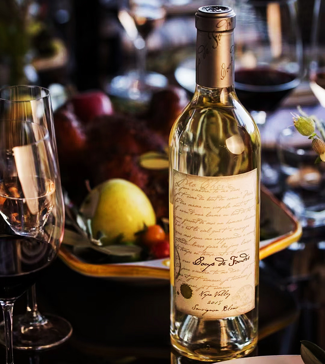 前啸酿酒缔造美国情书coupdefoudre长相思混酿干白静态葡萄酒