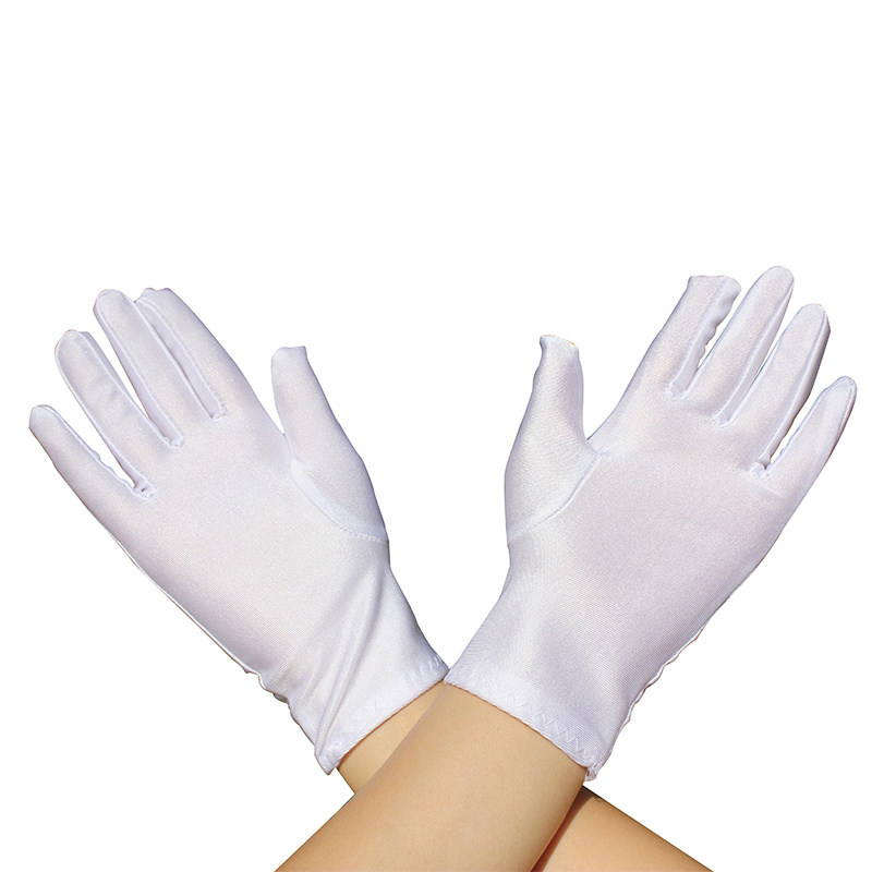 手套儿童白色学生幼儿园礼仪体操小孩男童女童手套