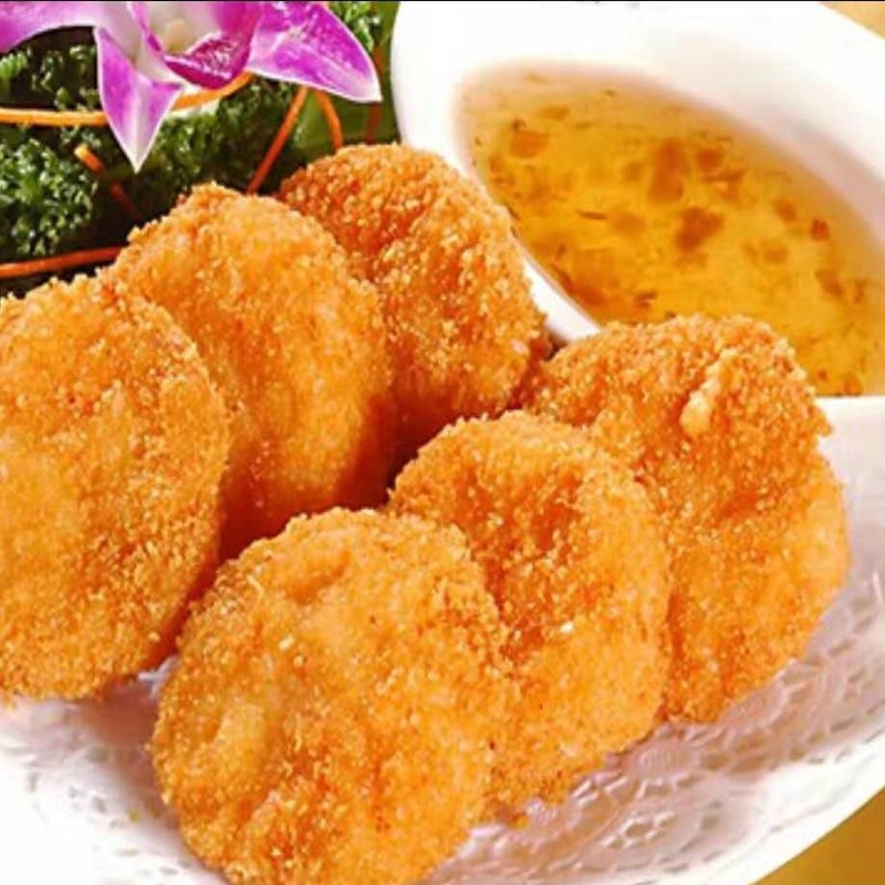 虾饼亿顺香酥台湾风味特色小吃冷冻零食油炸辣椒酱