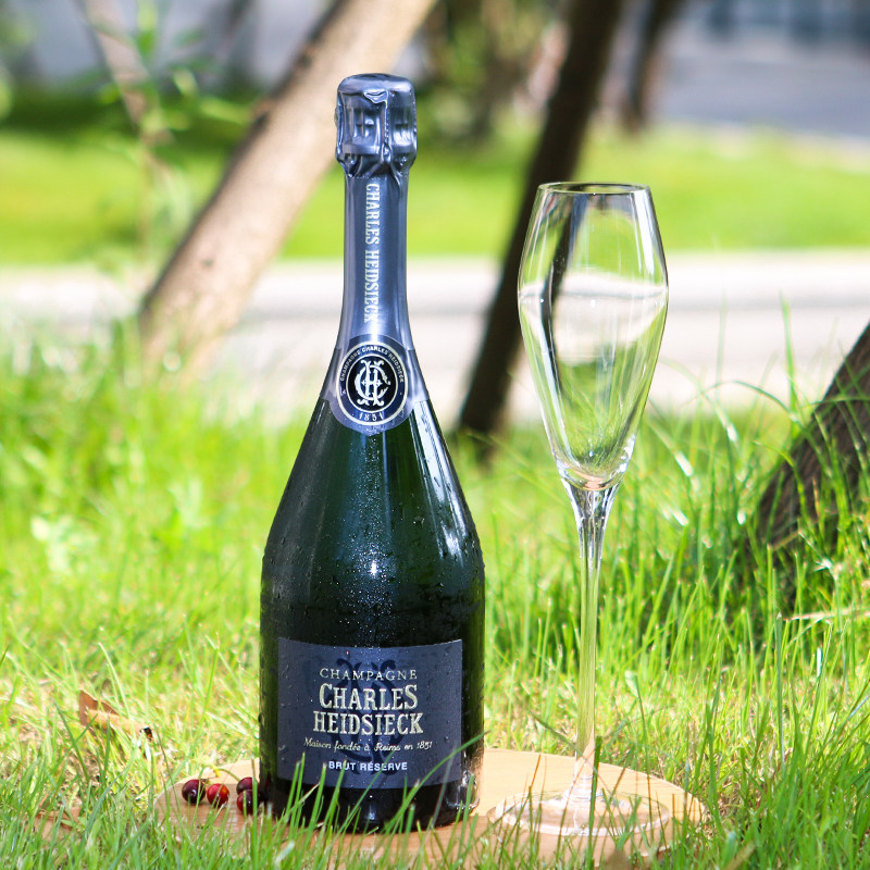 低配版库克法航商务精选法国哈雪珍藏陈年干型起泡及香槟葡萄酒