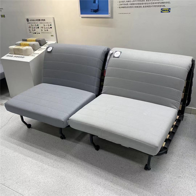 ikea宜家利克赛洛瓦斯双人单人沙发简约公寓沙发床