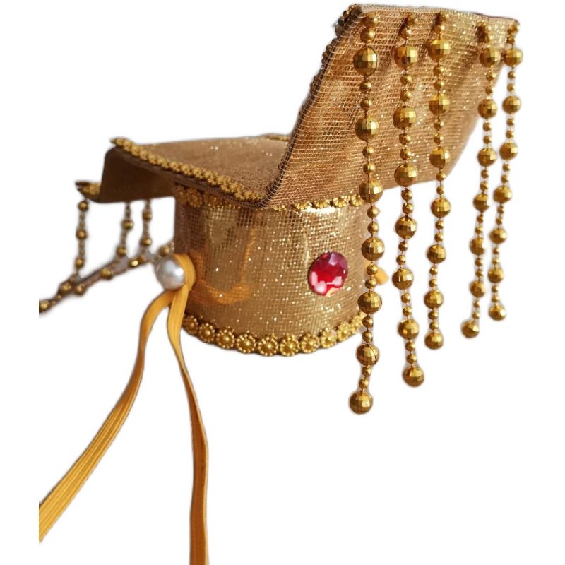 唐朝皇帝大汉大臣帽子李世民皇上古装演出表演帽子