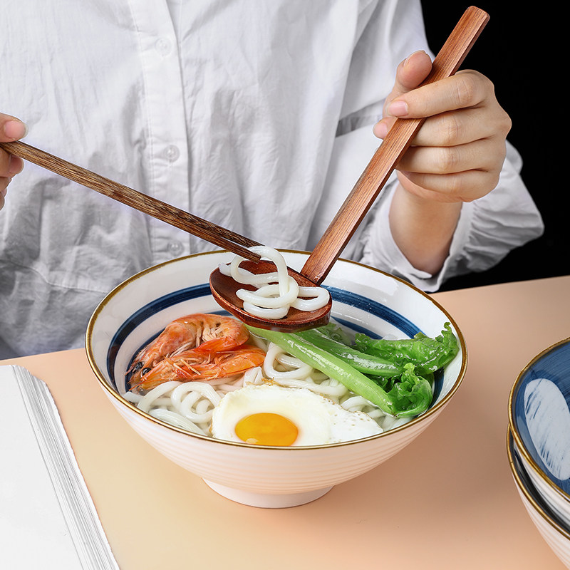 餐具日式面馆专用面碗加厚陶瓷家用创意个性大号碗
