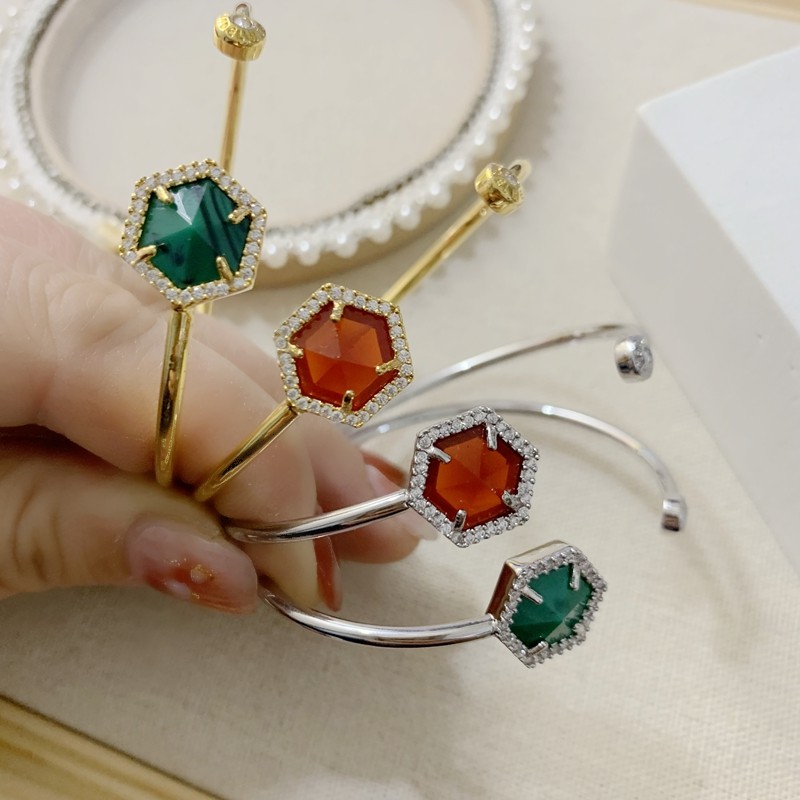 特价清仓美国henribendel曼哈顿开口镶钻简约百搭手镯