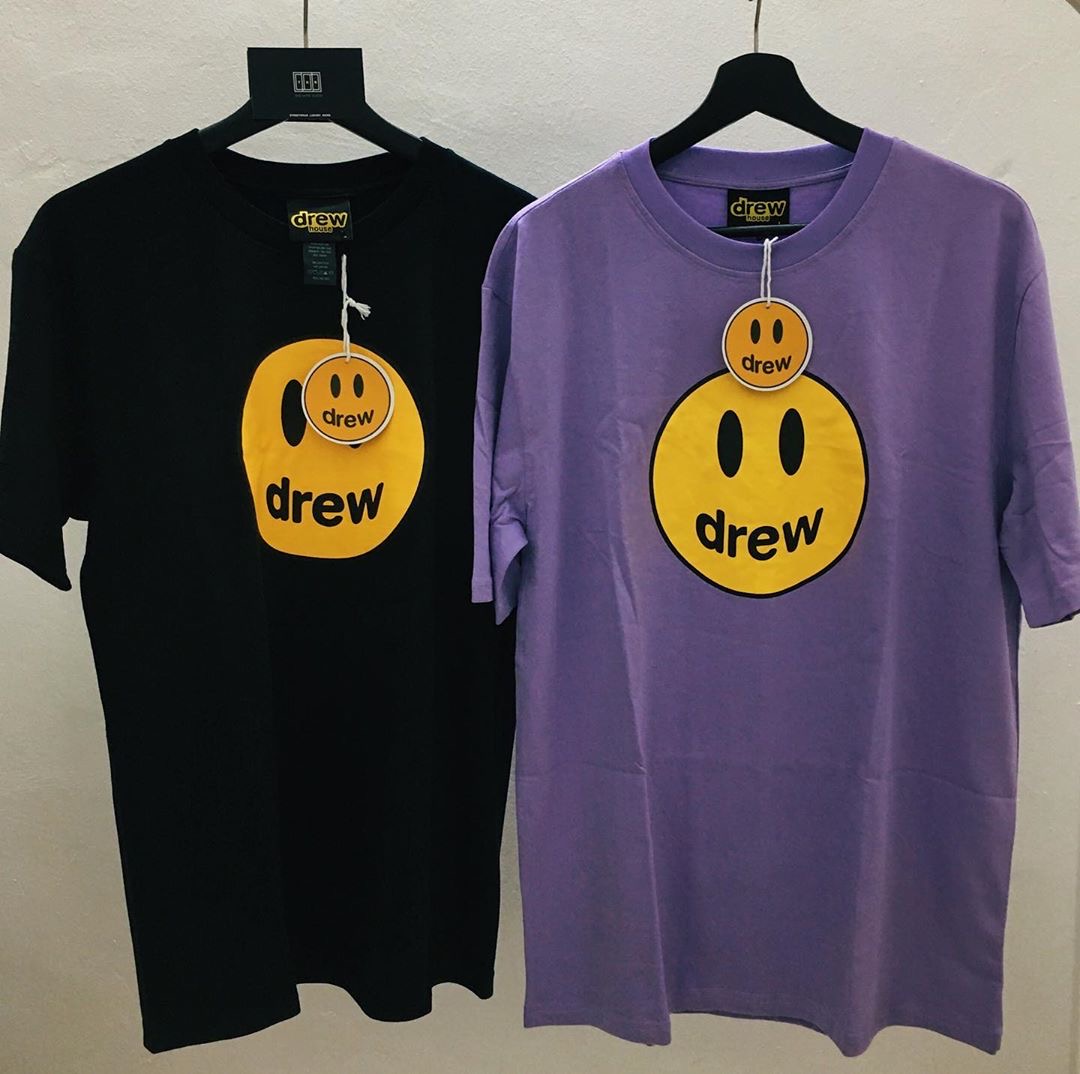 drewhouse justinbieber贾斯汀比伯同款drew短袖男女t恤ins风