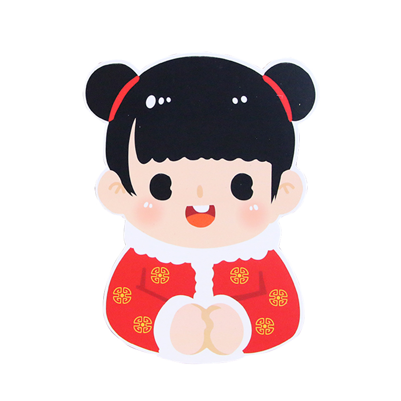 可爱立体卡通小福娃拜年红包小号新年压岁男生女生红包