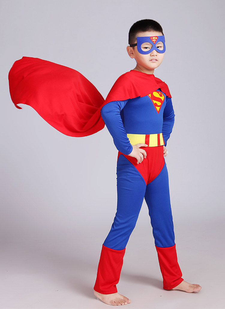 六一万圣节儿童超人表演cosplay迪士尼化装舞会男女儿童演出服