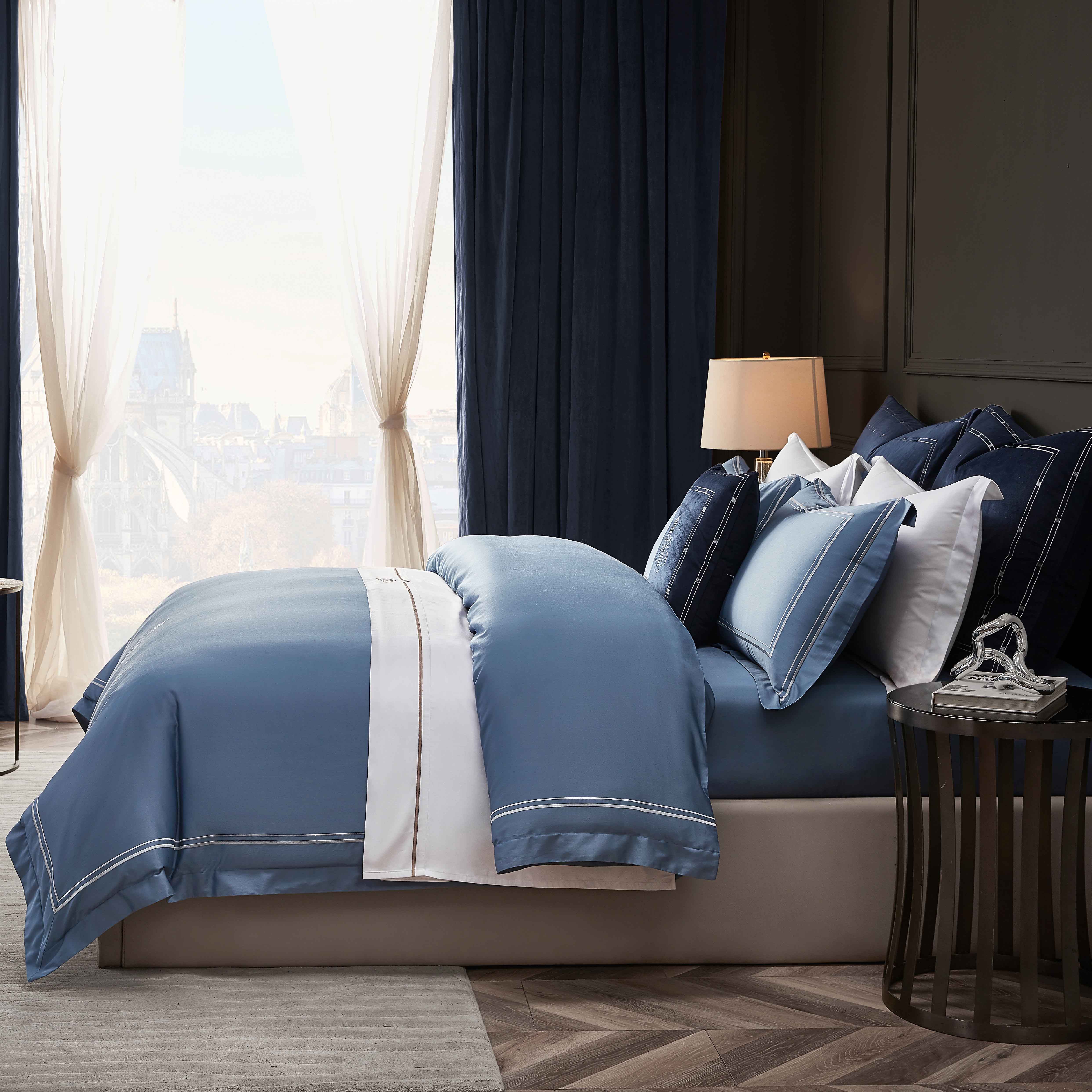 康尔馨四件件套夏季酒店家纺全棉纯棉床单被罩床品套件