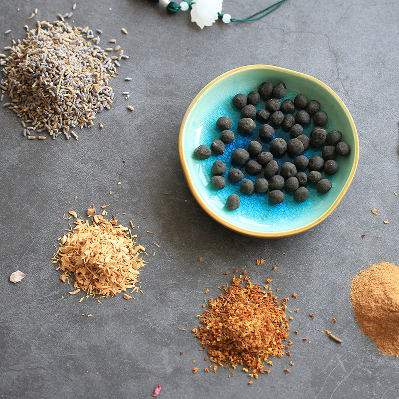 熏香青沉手工香香丸粒香丸隔火玫瑰樱花冷香香薰香料