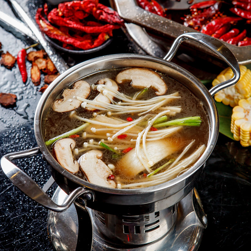 【商用菌汤火锅底料】开店专用浓缩野生松茸清汤底料500gx30袋整