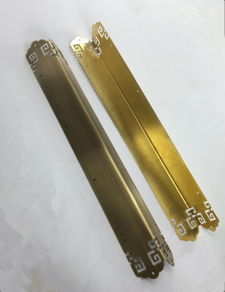 中式仿古家具纯铜柜门护角装修装饰铜护强角五金配件护墙角