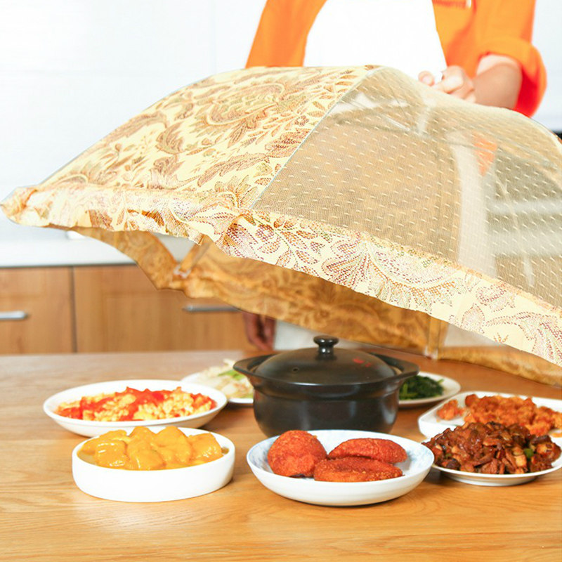 菜罩子 防尘饭菜罩菜网罩子家用餐桌盖子食物罩大号剩菜剩饭神器