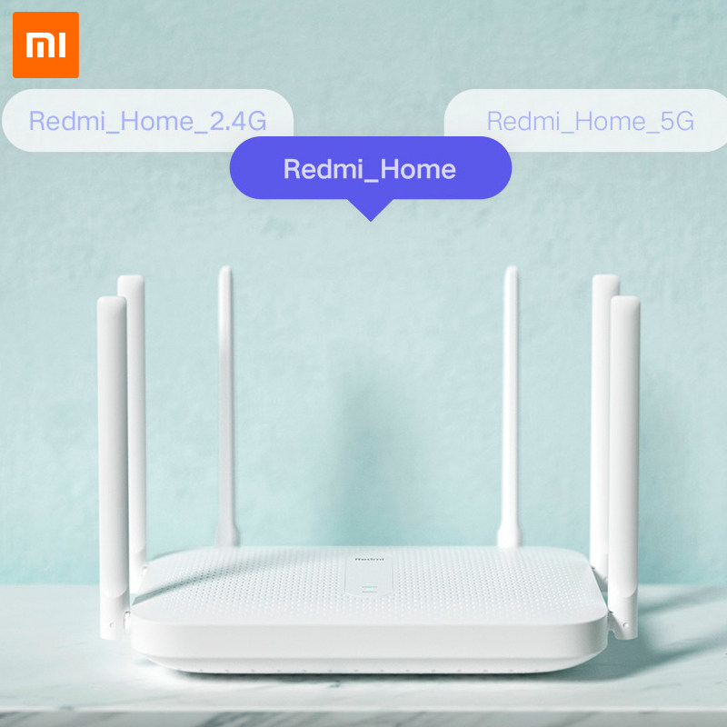 路由器千兆小米redmiac2100两千无线端口红米家用普通路由器