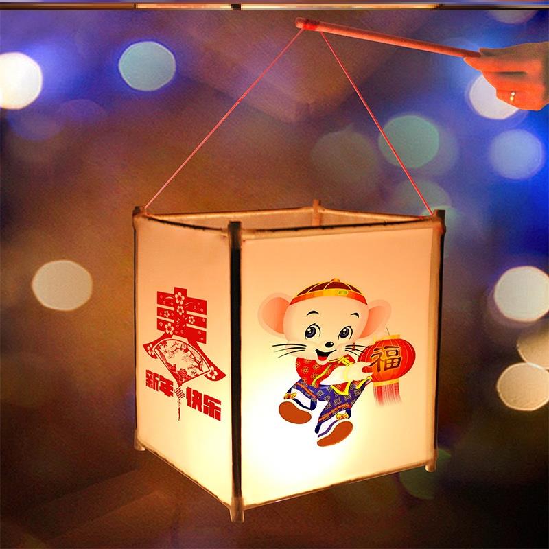 一次性筷子手工制作灯笼材料包自制做灯笼的手工材料