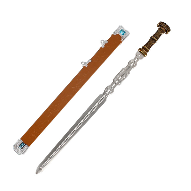 秦时明月武器模型墨眉渊虹卫庄鲨齿天问凌虚摆件游戏实物周边