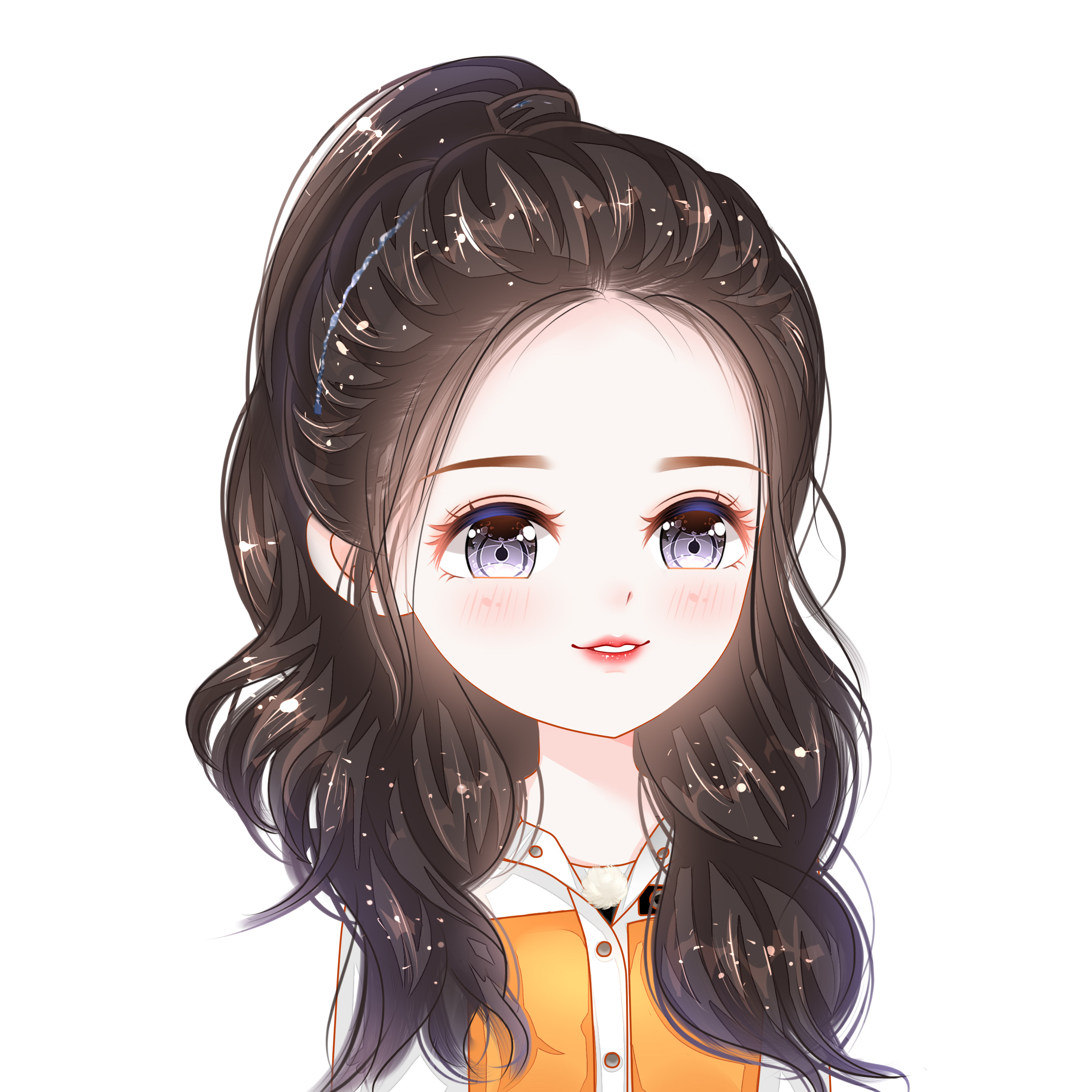 卡通漫画形象人物手绘转手照片情侣制作定制卡通