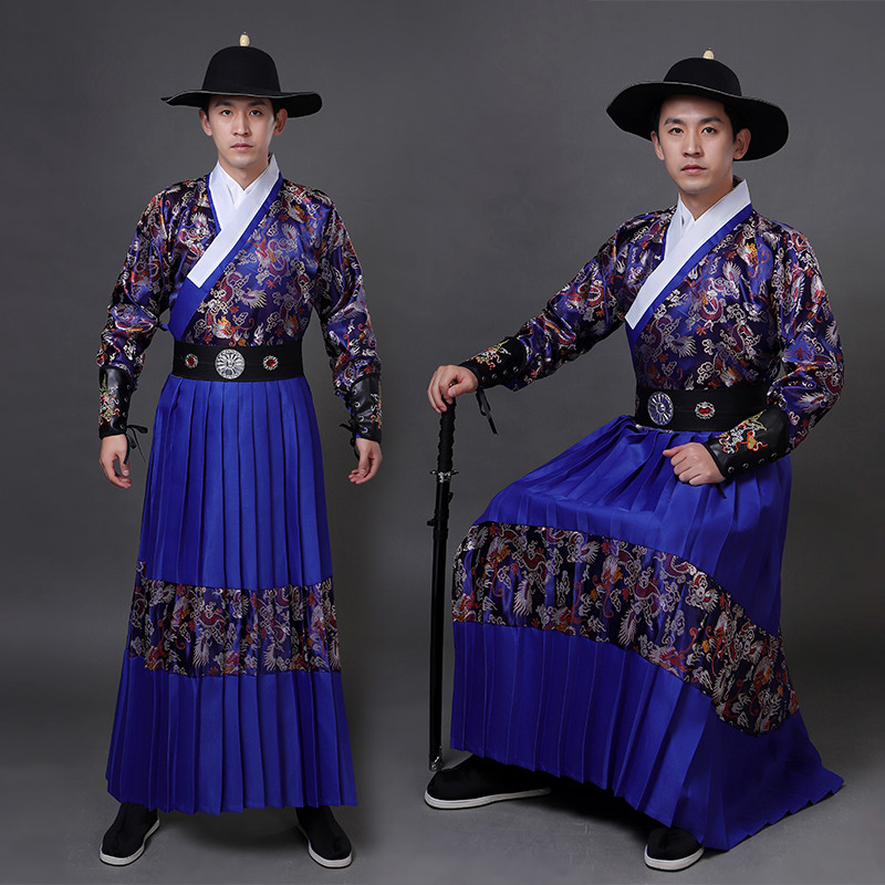 明朝锦衣卫衣服男曳飞鱼绣春刀长款蟒袍明制汉服民族服装