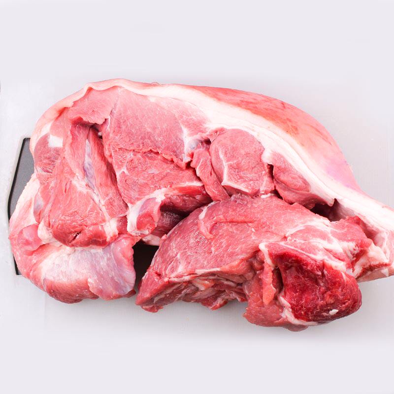 密云农家安心排酸土猪肉新鲜猪肉前尖2斤检疫猪肉前尖生猪肉