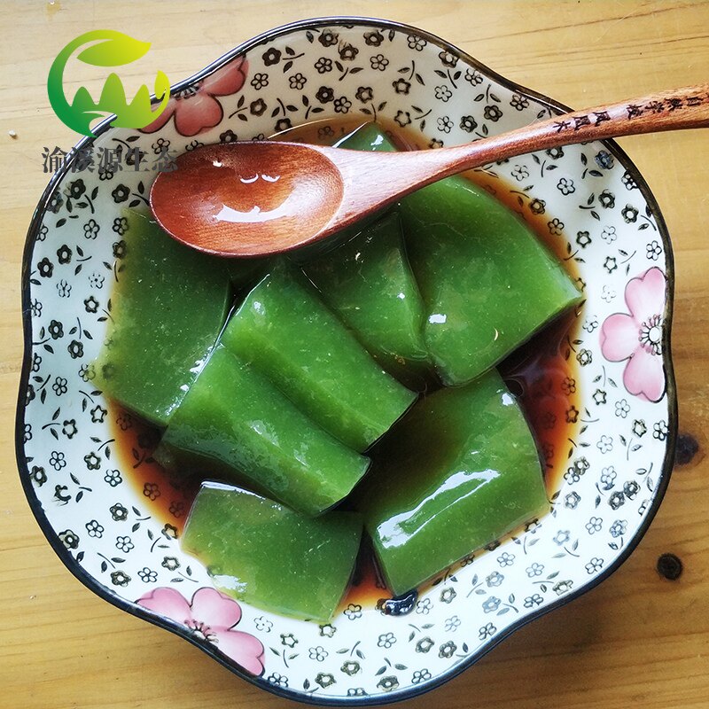 豆腐新鲜神仙腐臭黄荆现树叶观音叶子凉粉腐婢叶菜类