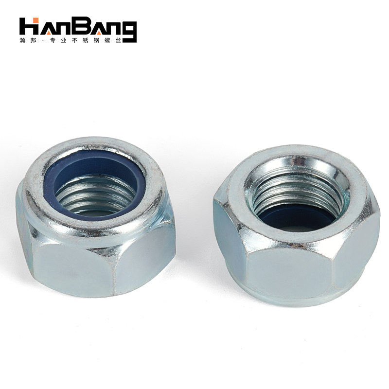防松螺母自锁锁紧止退防滑尼龙螺帽m3m4m5m6m8松动螺母