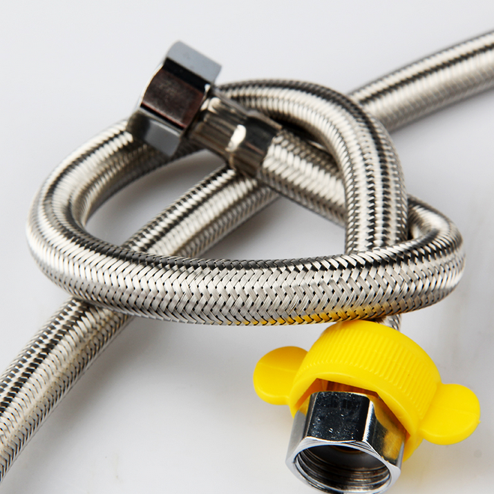 双头不锈钢编织软管马桶三角角阀龙头连接冷热进水软管