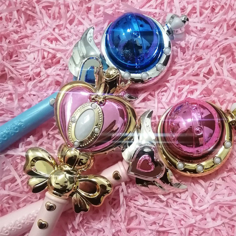 魔法棒公主小女孩魔仙手镯音乐发光爱心权杖巴拉发光玩具