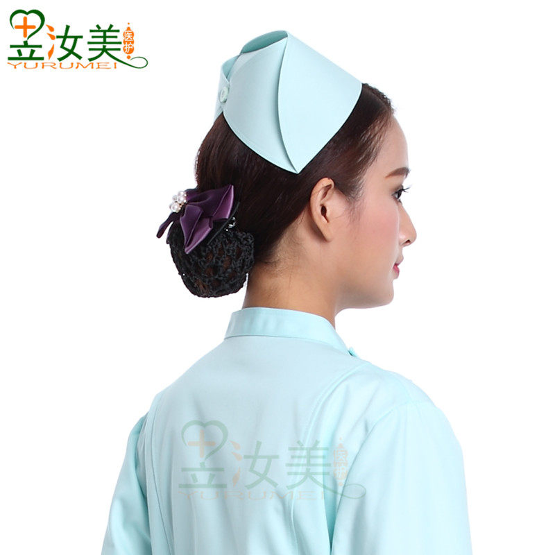 护士医生帽子工作帽头花燕男女医用蓝色粉色医护制服