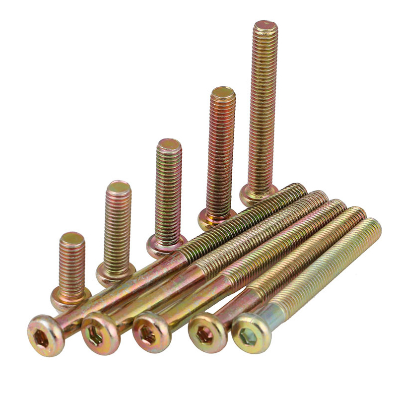 家具螺丝钉平头倒边内六角螺栓m8x55x60x65x70x80x90x100x110x120