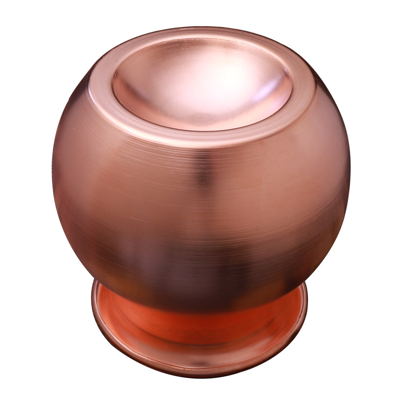 纯紫铜罐火罐中医专用罐疏通经络特大号铜罐防爆紫铜温阳拔罐器