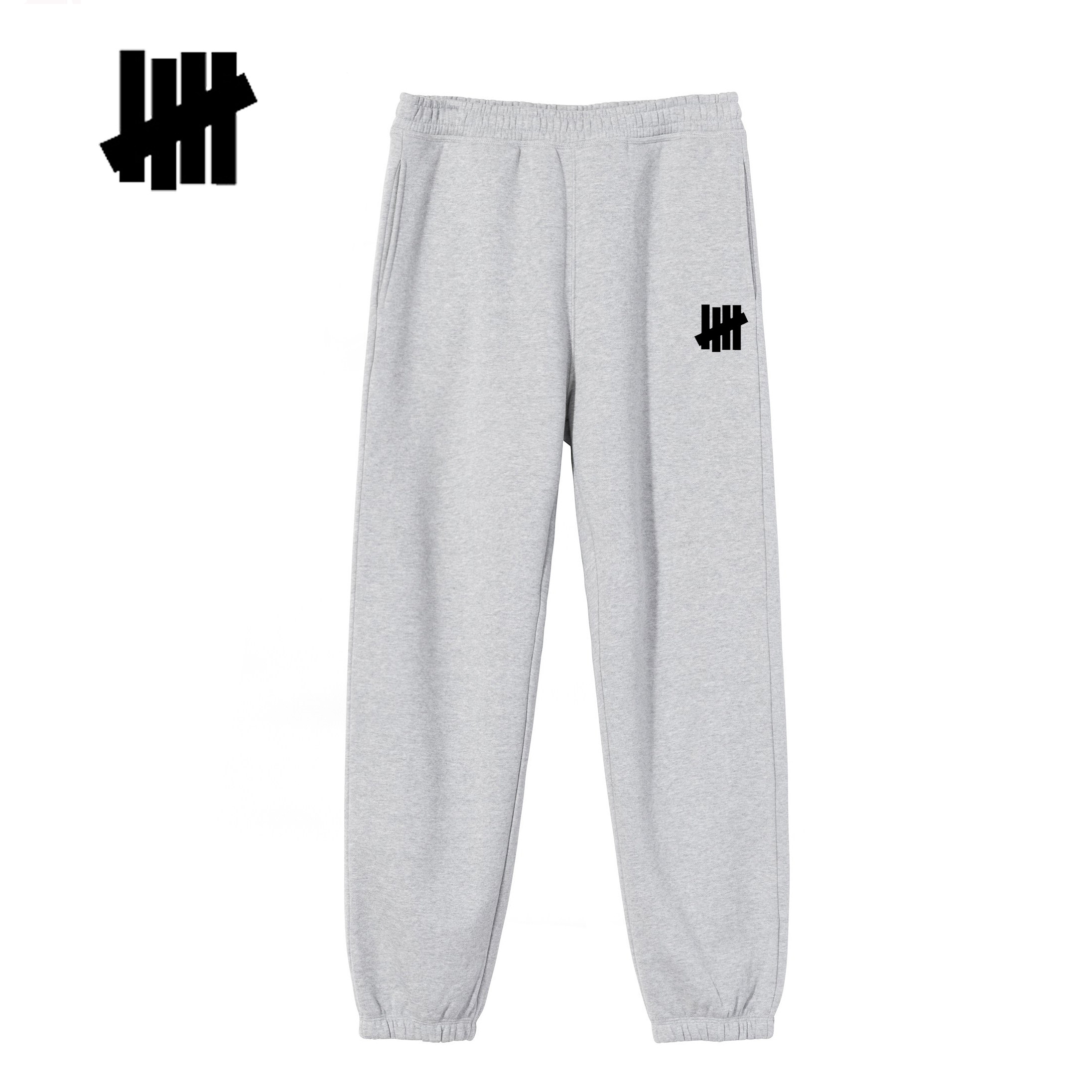 undefeated裤子春秋宽松休闲运动束脚九分潮牌不败五道杠卫裤