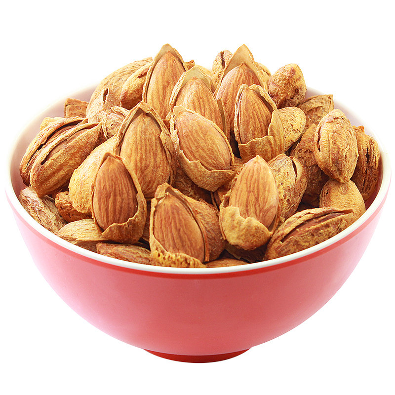 奶香巴旦木500克奶油味手剥扁桃大杏仁片盐焗坚果干散装新货整箱
