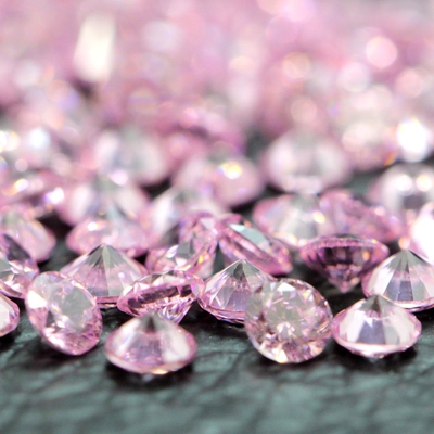 粉钻瑞士粉红粉色锆石碎钻钻石散钻手表圆形其他diy饰品配件