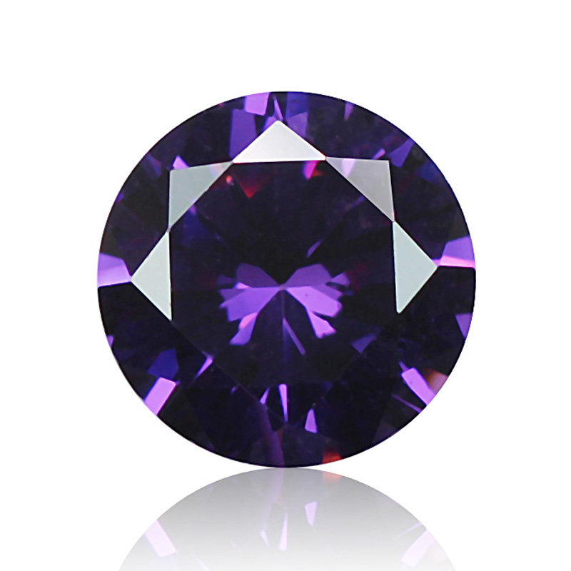 紫钻戒指紫色个性时尚高级戒面镶嵌钻石裸石戒指