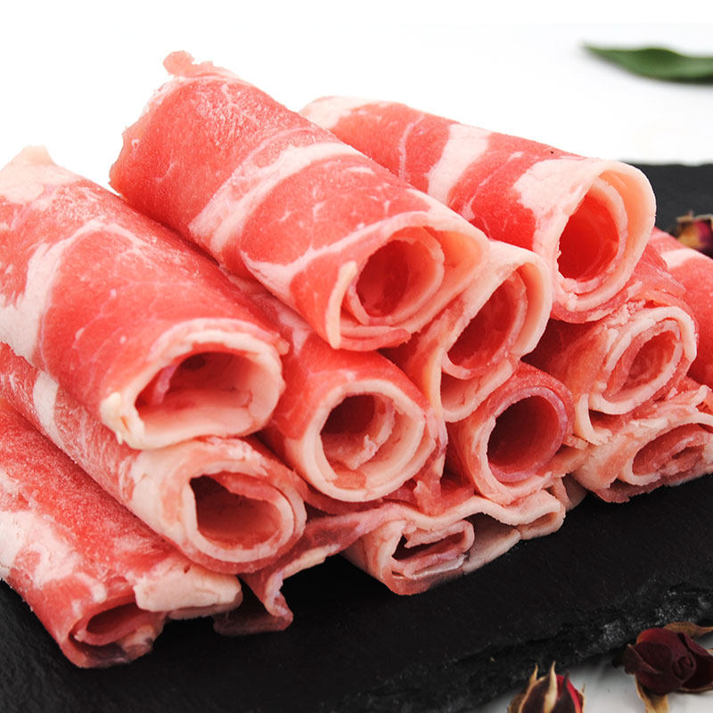 闲功夫aa级肥牛砖雪花火锅烧烤食材新鲜整块餐饮商用牛肉卷7.14斤