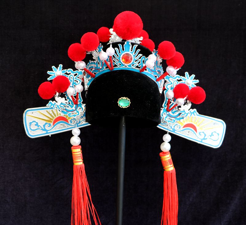 帽子京剧黄梅戏服装戏曲豫剧状元盔头官人新郎民族服装