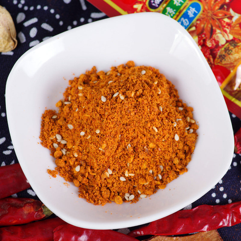 贵州六盘水特产麻辣五香辣椒面贵阳烙锅毕节烧烤超四川辣椒粉特微