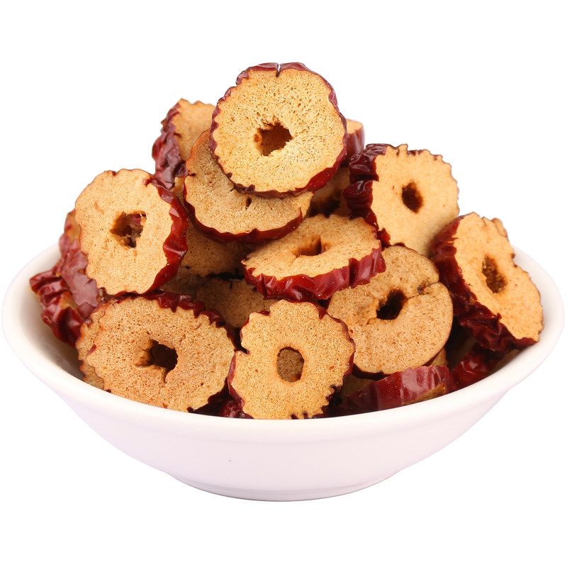 再一客 红枣片干香酥脆枣干酥脆枣圈泡茶2500g食品和田干吃派包邮