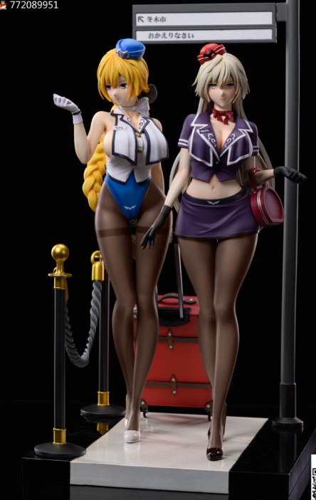 柚子gkaprstudio双人系列空姐贞德手办雕像手办