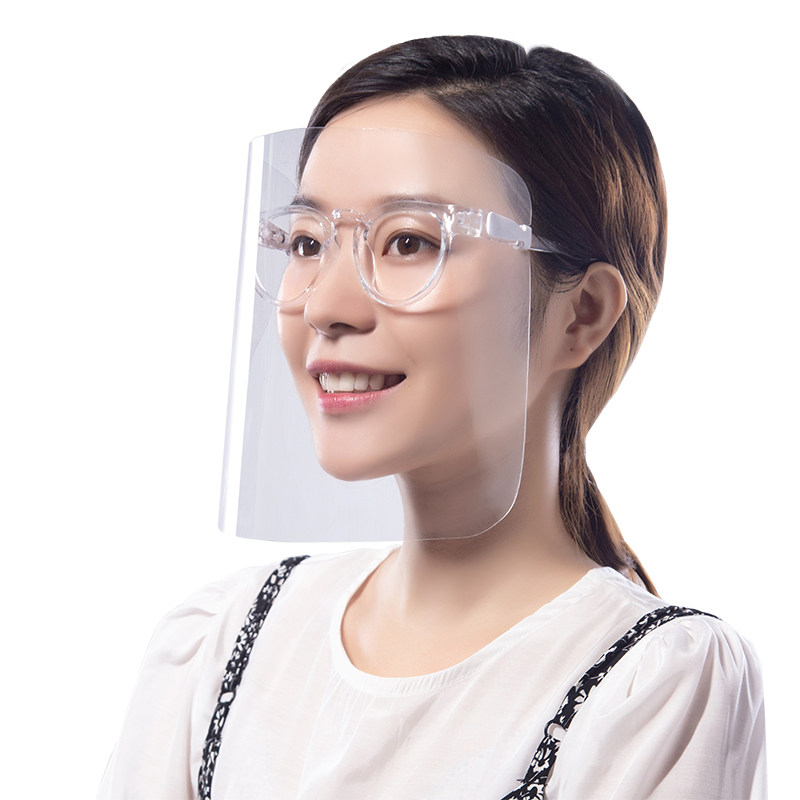 厨房炒菜防油烟防油溅面罩女士全面防护遮脸做饭烧饭面部护脸神器