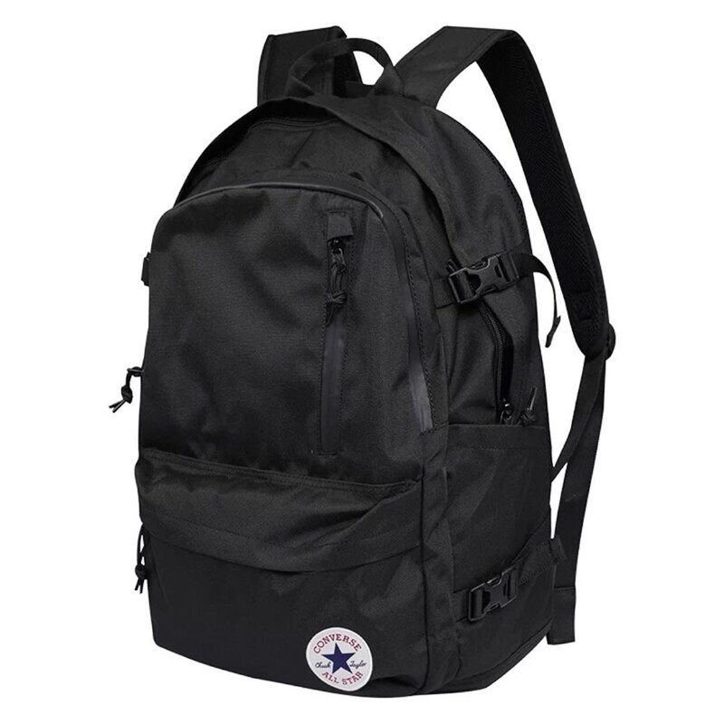 converse匡威专柜正品黑色经典款纯色双肩包运动书包10007784-a01