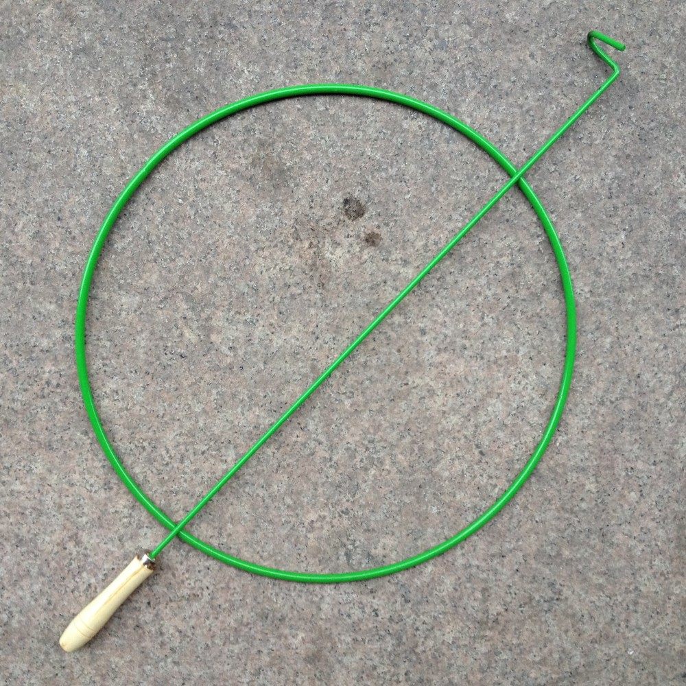 加粗滚铁环实心厘米铁圈彩色铁环儿童感统训练滚铁环