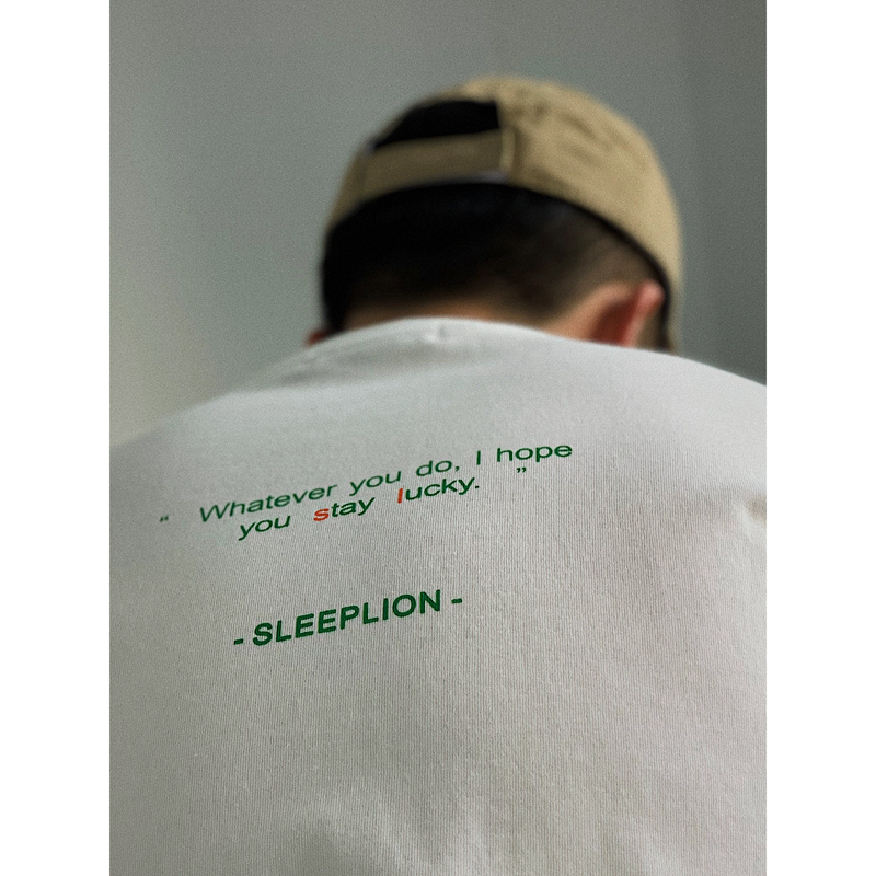 SEHENBLAU 字母印花短袖T恤夏季美式复古宽松上衣