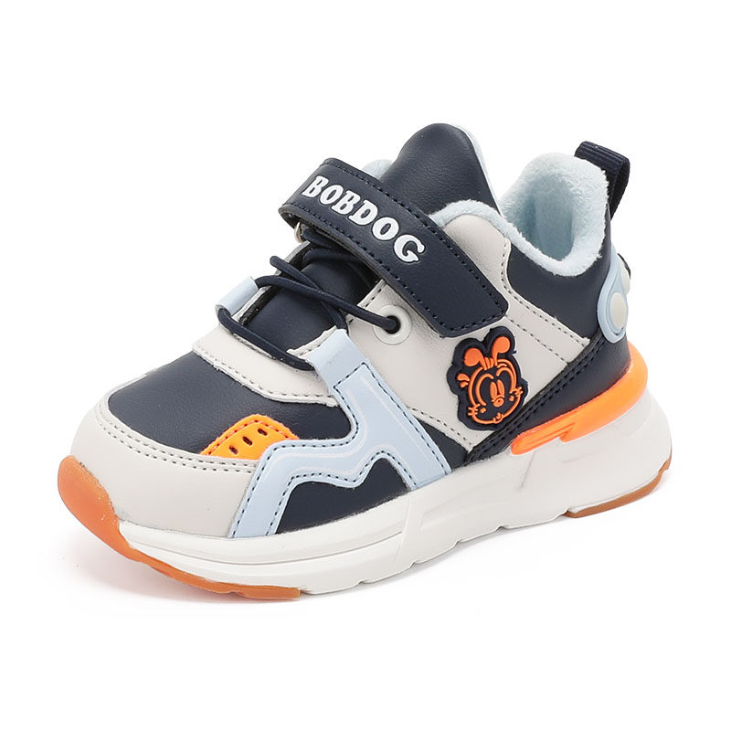 巴布豆官方旗舰店宝宝鞋子0一棉鞋 bobdog巴布豆童鞋学步/幼童鞋
