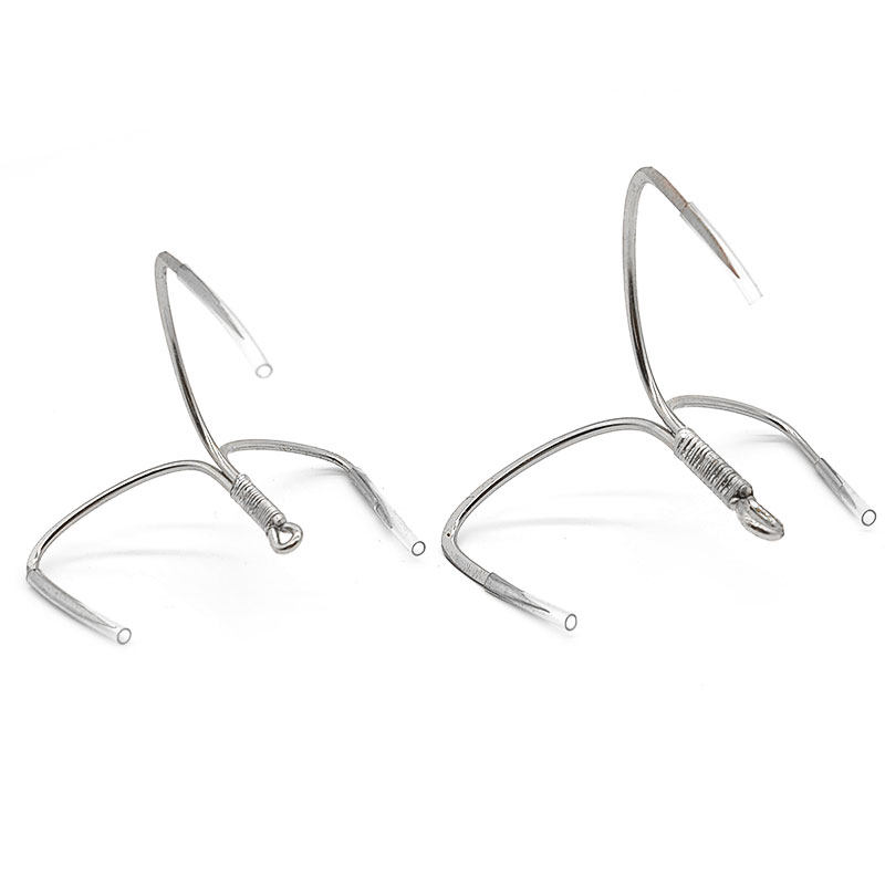 锚钩三爪钩三本钩大号锚草鱼鲢鳙特大物蝴蝶二爪本抓钩滚钩划鱼钩