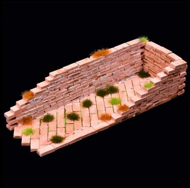 小砖砖块模型水泥建筑沙盘场景迷你盖房子二战模型制作工具