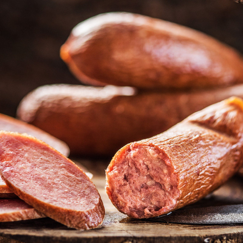 宾西清真牛肉肉筋红肠500g哈尔滨特产零食正宗东北回民蒜香包邮