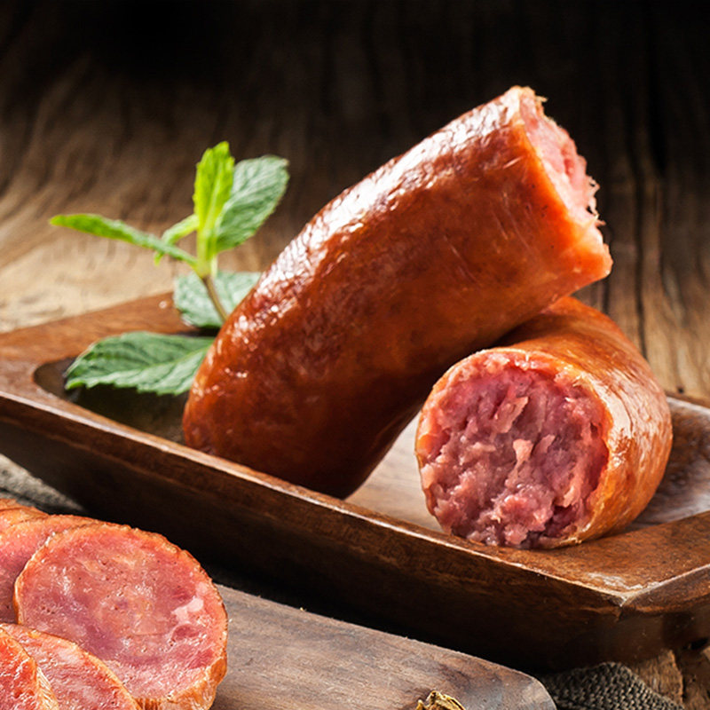 宾西清真牛肉肉筋红肠500g包装哈尔滨特产东北卤肉类